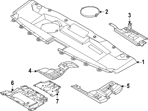 Splash Shields for 2022 INFINITI QX60 #0