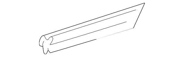 OEM TOYOTA TACOMA EXTERIOR WEATHERSTRIP SET FRONT 2 WINDOWS ONLY - View #3