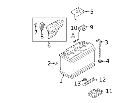 Battery for 2025 Audi A8 Quattro #0