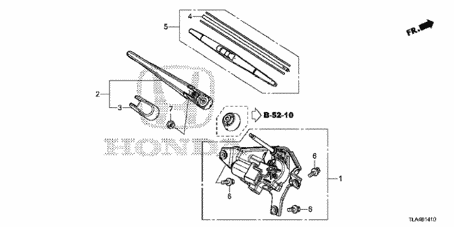 Rear Wiper for 2019 Honda CR-V #0