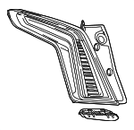 OEM Left Tail Light For Cadillac XT5 2017-2019 - GM 84245000 CAPA Certified