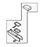 96910JJ51C - : Console Assembly for Infiniti Image