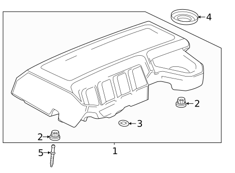 Engine Appearance Cover for 2019 Chevrolet Equinox #0