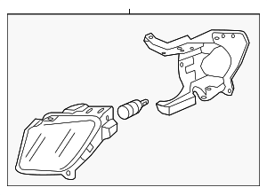 922012S000 - : Fog Lamp Assembly for Hyundai Image