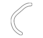 86655AG40A - Body: Washer Hose for Subaru Image