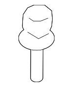 PAF038549 - Body: Lower Cover Rivet for Porsche Image