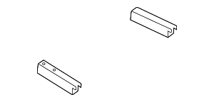8R0807331D - Body: Bumper Impact Bar Bracket for Porsche Image