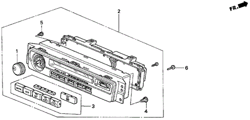 Heater Control for 1996 Acura TL #0