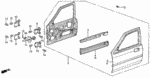 90001SD2000 - Body/Air Conditioning: BOLT, FLANGE (8X22) for Acura Image
