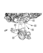 52013520AC - 4.7L Gas; Engine: Engine Mount Bracket for Mopar Image