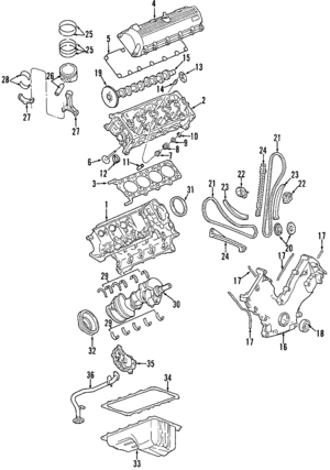 TCRK17 - Engine: Motorcraft™ Engine Timing Chain Guide for Ford Image