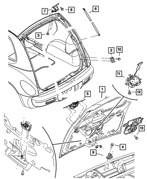 Lift and Tail gates for 2010 Chrysler PT Cruiser #0