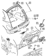 68045677AB - Doors, Door Mirrors and Related Parts: Liftgate for Mopar Image image