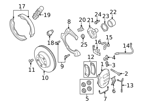 Parking Brake for 2016 Porsche Panamera #0