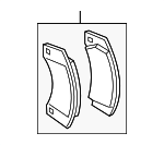 97035294908 - Brakes: Brake Pads for Porsche: Panamera Image