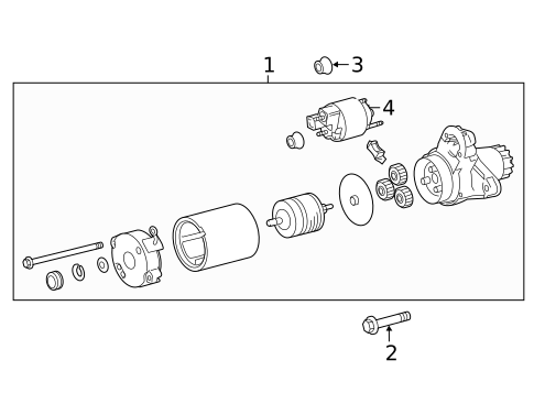 Starter for 2018 Lexus RX450hL #0