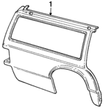 D9MY7427847A - Body: Quarter Panel for Mercury: Colony Park, Grand Marquis, Marquis Image