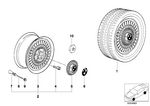 36131180777 - : Hub Cap for BMW Image