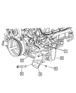 53013506AB - Engine 3.7L Six Cylinder: Splash Guard for Mopar Image