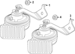 60008824 - Electrical: High Note Horn for Buick: Encore GX Image