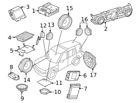 Sound System for 2013 Land Rover Range Rover Sport #0