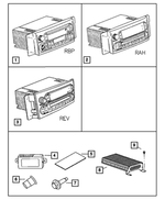 5094468AC - Instrument Panel and Radios and Consoles: Am/fm/cassette With Cd Radio for Chrysler: Pacifica Image