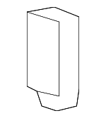 75450SAA013 - Body: Air Vent for Honda: Element, Fit, HR-V, Pilot, Ridgeline Image