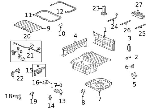 Interior Trim - Rear Body for 2008 Honda Ridgeline #0