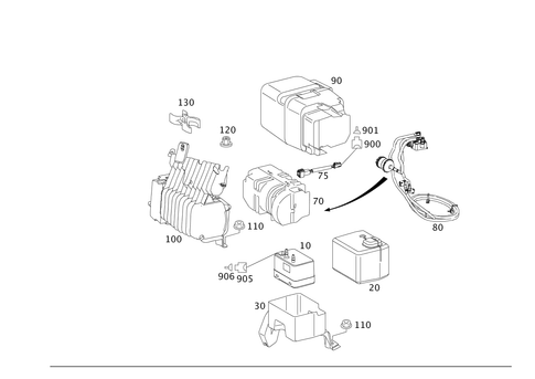Vacuum Pump and Connector for 2011 Mercedes-Benz S550 #0
