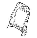 CU5Z9661018AC - Body: Seat Back Frame for Ford Image
