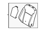 CJ5Z7864811J - Body: Seat Back Pad for Ford Image