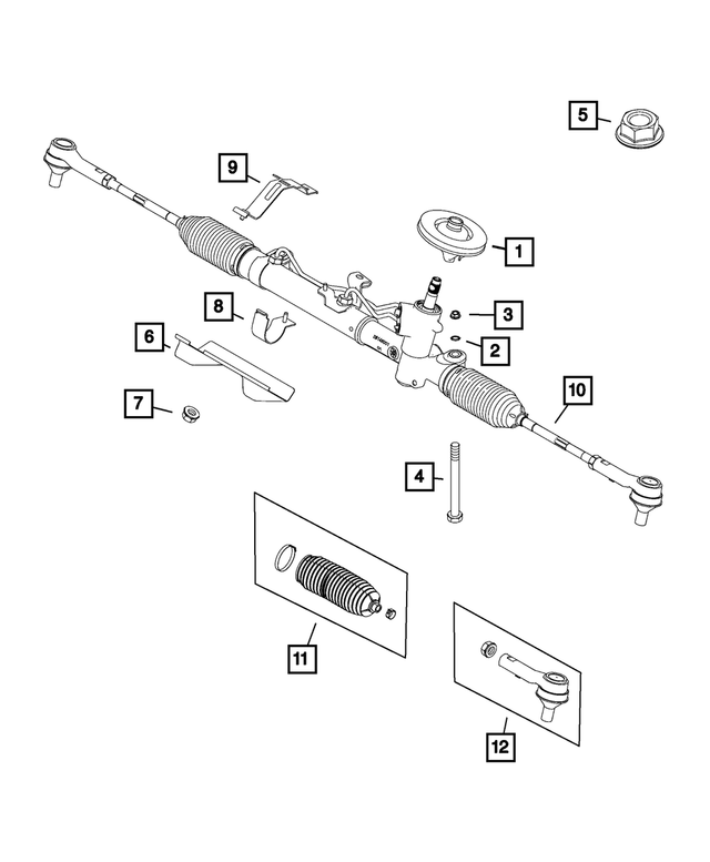 6106184AA - Steering: Flat Washer for Mopar Image
