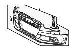 8T0807065GGRU - Body: Bumper Cover for Audi: A5, A5 Quattro, S5 Image