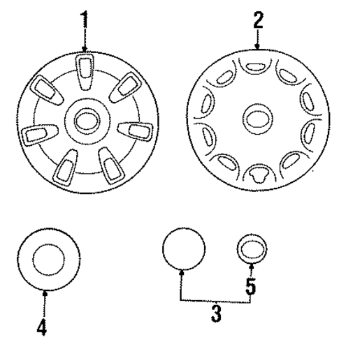 Covers & Trim for 1995 Mazda Protege #0