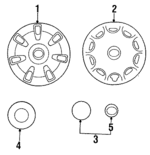 B01C37191A - : Center Cap for Mazda: Protege Image