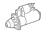6B911023X - Electrical: Starter for Audi: A4, A4 Quattro Image