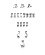 68100732AB - Electrical: Circuit Breaker for Chrysler: Pacifica, Voyager | Dodge: Journey | Jeep: Cherokee, Grand Cherokee, Grand Cherokee L, Grand Wagoneer, Wagoneer | Ram: 1500, 1500 Classic, 2500, 3500 Image