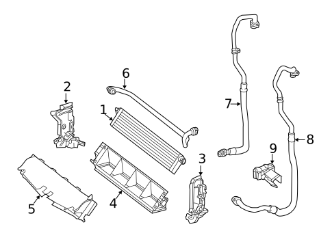 Oil Cooler for 2016 Mercedes-Benz S63 AMG #1