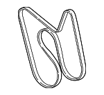 12576761 - Cooling System: Drive Belt for GM Image