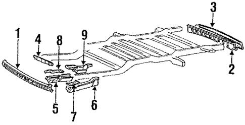 Frame & Components for 1989 Mitsubishi Van #0