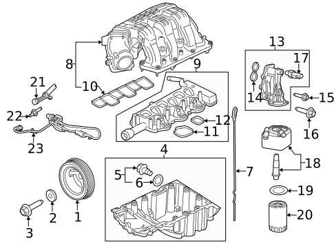 Cylinder Block Components for 2022 Ford F-150 #3