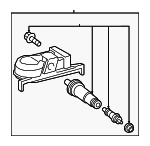 426070E100 - Electrical: TPMS Sensor for Lexus Image