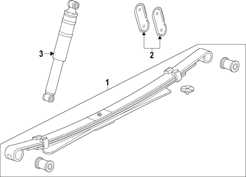 Rear Suspension for 2023 Chevrolet Colorado #1