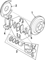 8970352660 - : Brake Pads Rear for Isuzu Image