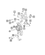 68403916AC - : Engine Mount Isolator for Mopar Image