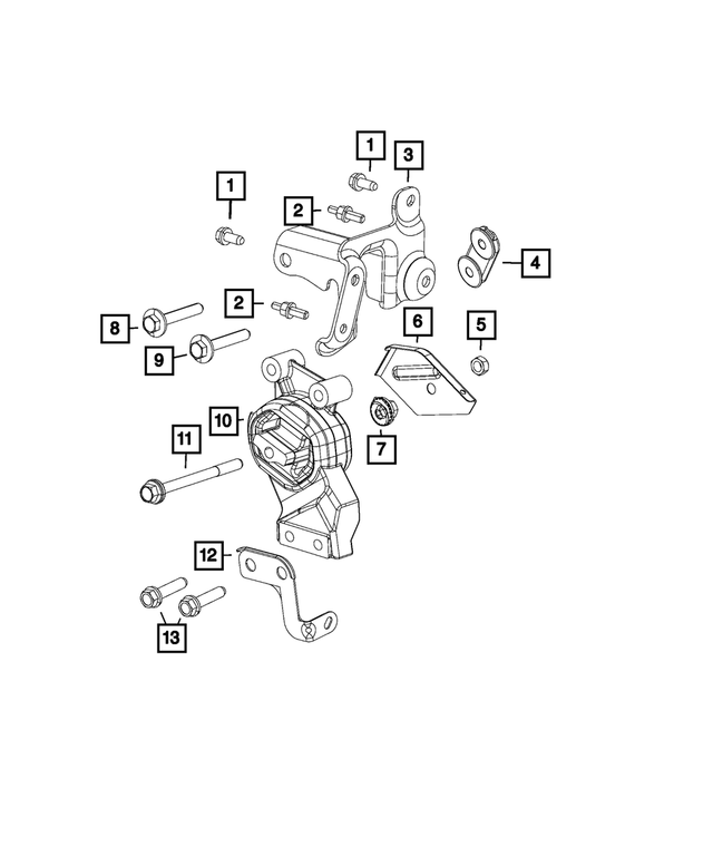 6509462AA - Engine: Double Ended Stud for Mopar Image