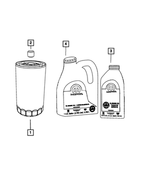 68218940AD - 6.7L Turbo Diesel; Engine: 15w40 Engine Oil for Mopar Image