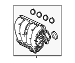 17100R40A00 - Engine: Intake Manifold for Honda: Accord, Civic, CR-V, Crosstour Image