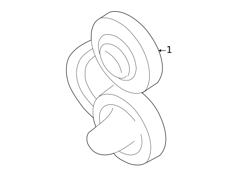 Horn for 2002 Pontiac Grand Am #0