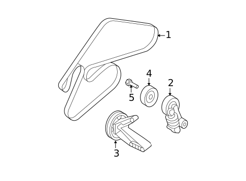 Belts for 2009 Kia Sorento #0